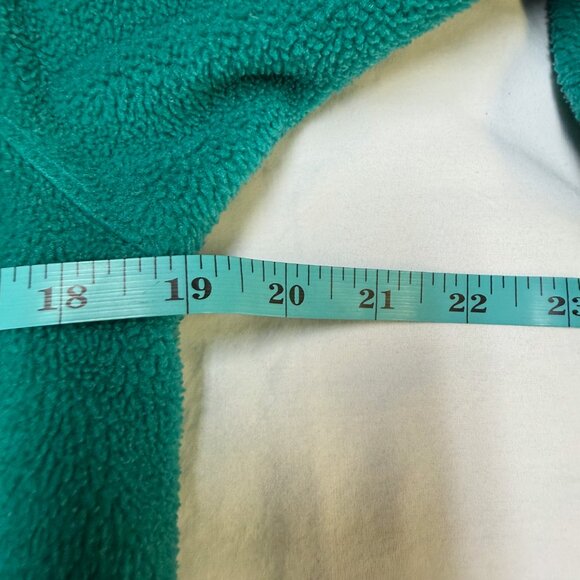Vintage Patagonia Full-Zip Fleece Jacket Women’s 10 Teal Green Made in USA EUC - Picture 8 of 9